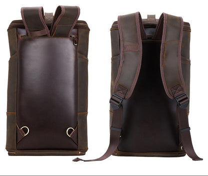 Luzz Hakiki deri büyük kapasitesi sırt çantası