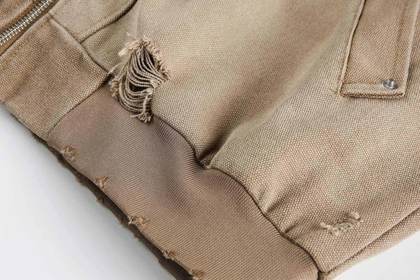 Heavy Washed Distressed Jacket