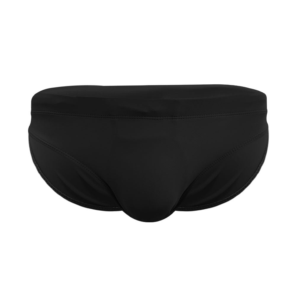Düz renk sıkı slip mayo
