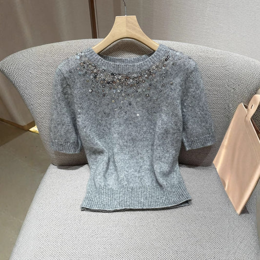 Nordic pullu kazak örme kazak