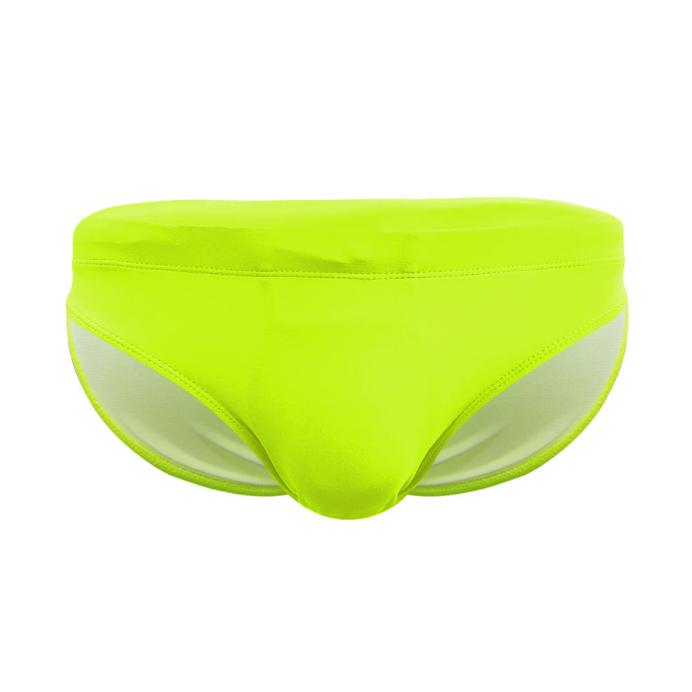 Düz renk sıkı slip mayo
