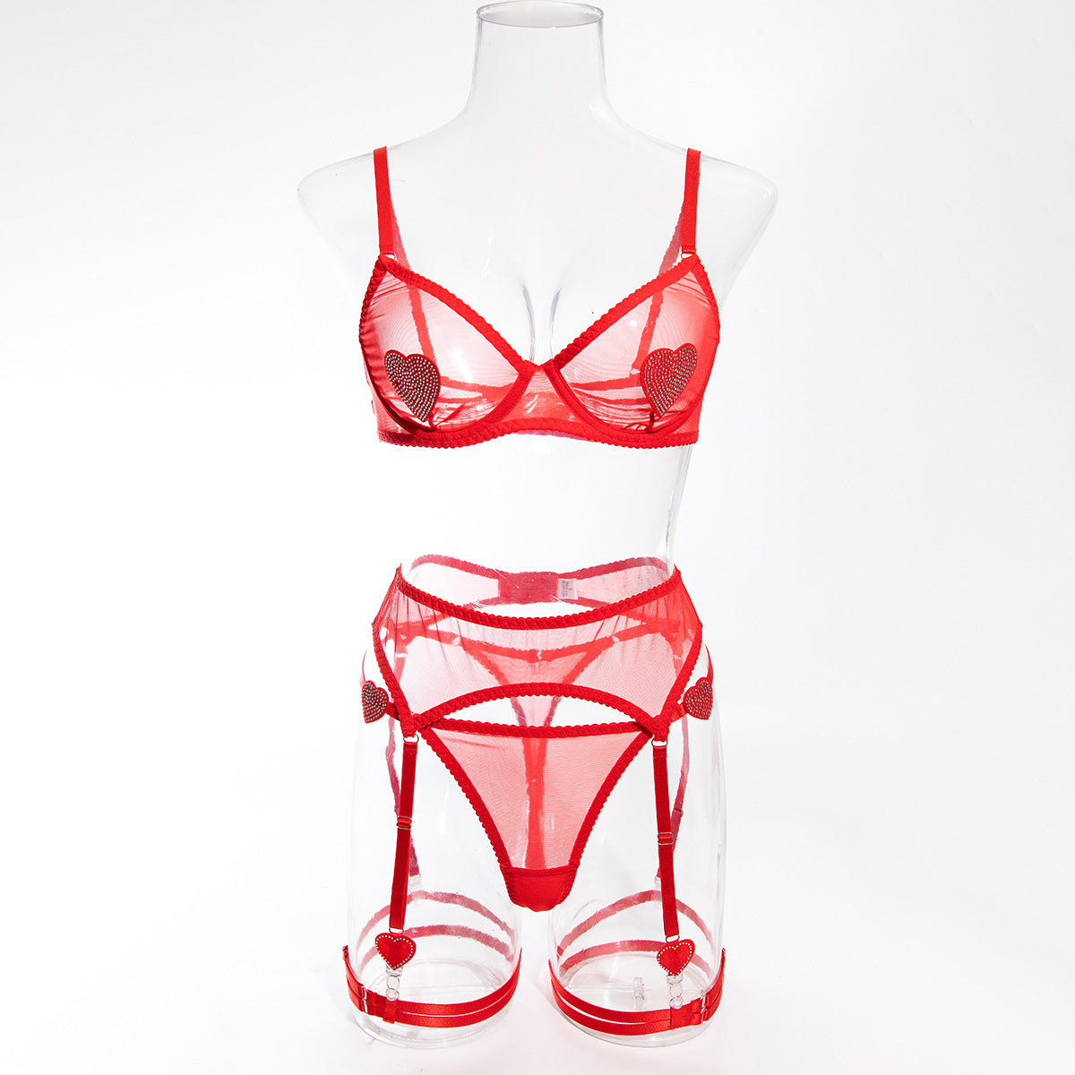 Heart on Bra Takım