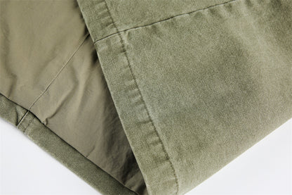 Luzz Retro Tasarım Renk Bloklu Devrik Yaka Bol Ceket