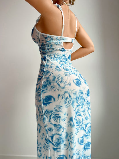 Nude Floral Era Gecelik