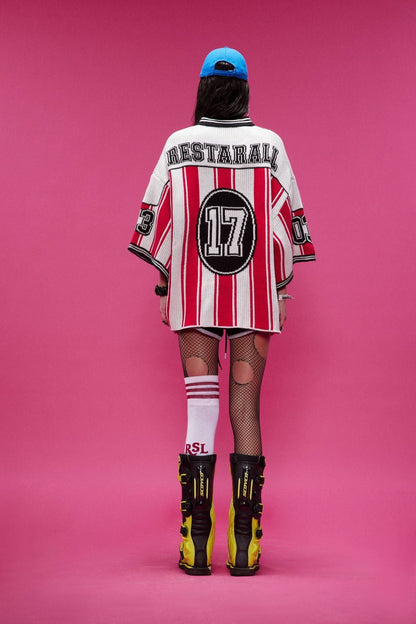 Striped 17 Varsity T-Shirt