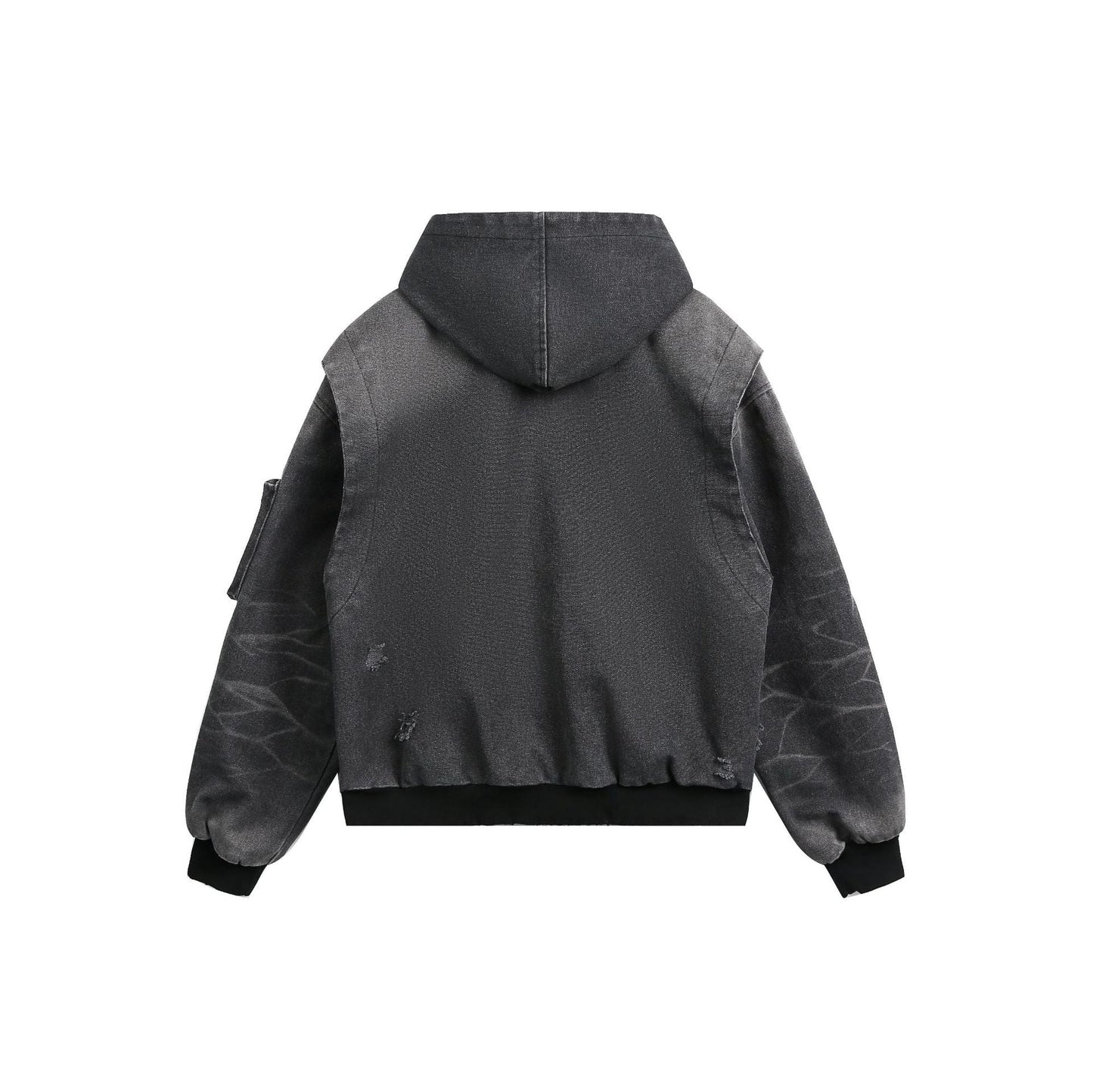 Heavy Washed Distressed Jacket