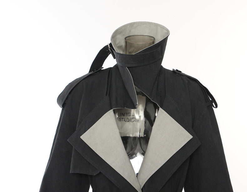 Run Mary Kontrast Renkli Trençkot