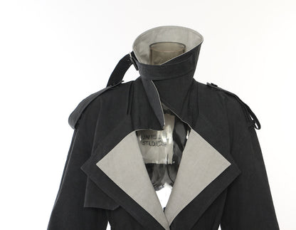 Run Mary Kontrast Renkli Trençkot