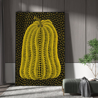 Yayoi Kusama balkabağı duvar resmi