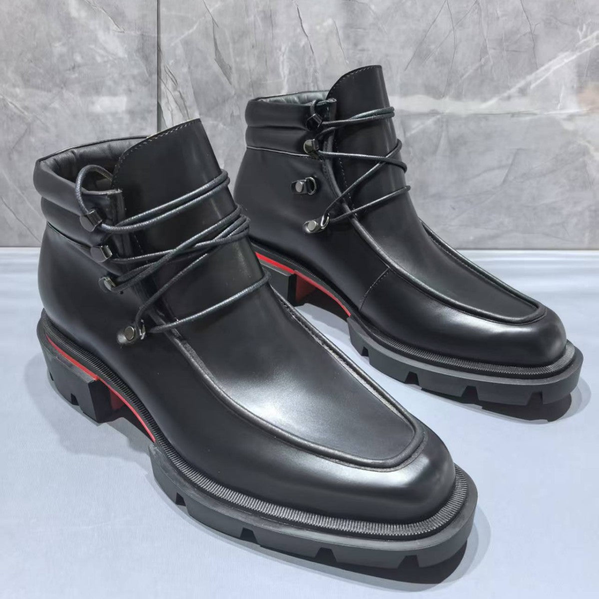 İnox Boys hakiki deri tasarım ayakkabı
