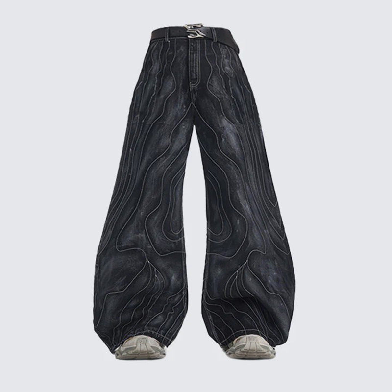 Onyx Flared Denim Pants