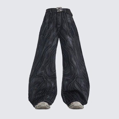Onyx Flared Denim Pants
