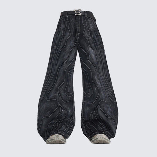 Onyx Flared Denim Pants
