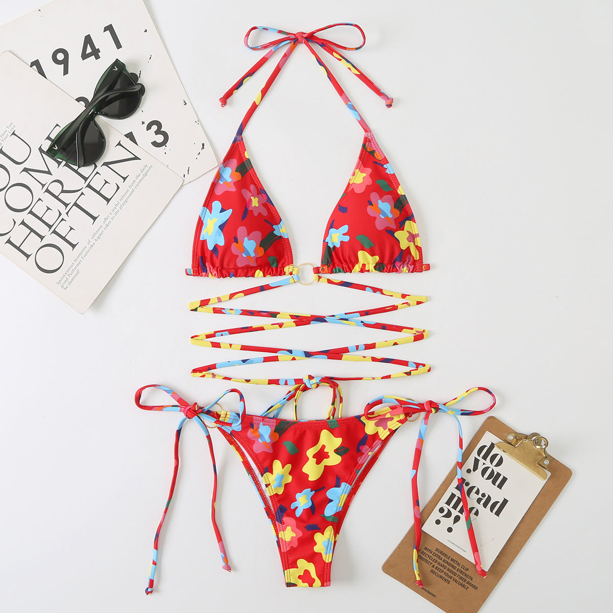Amazon Girl Baskılı Bikini Takım