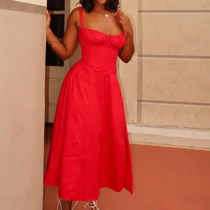 Summertime Happiness Midi Elbise