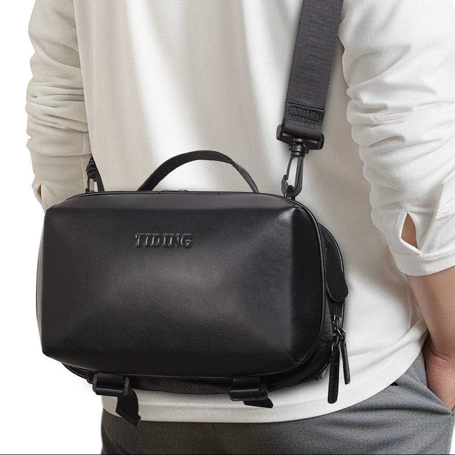 The Luzz hakiki deri spor bisiklet çantası