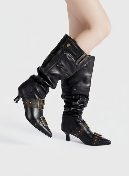 Luzz Retro Şövalye Çizme