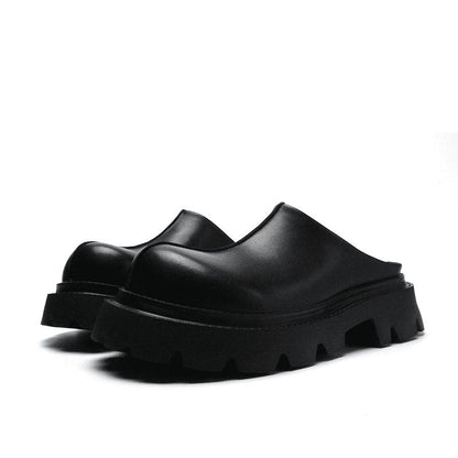 Dusty  kapalı burunlu hakiki deri unisex terllik