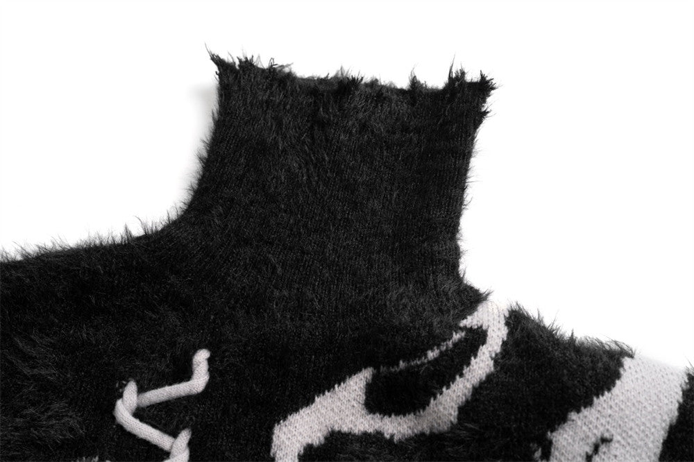 Snøra Bağcıklı Balıkçı Yaka Triko Kazak