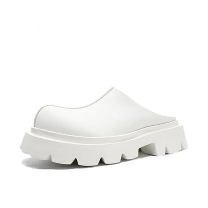 Dusty  kapalı burunlu hakiki deri unisex terllik