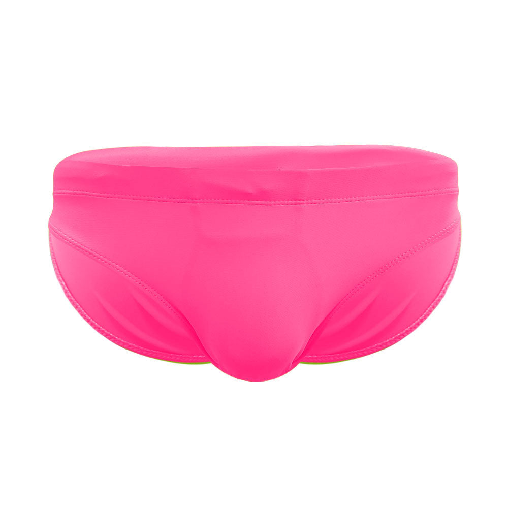 Düz renk sıkı slip mayo