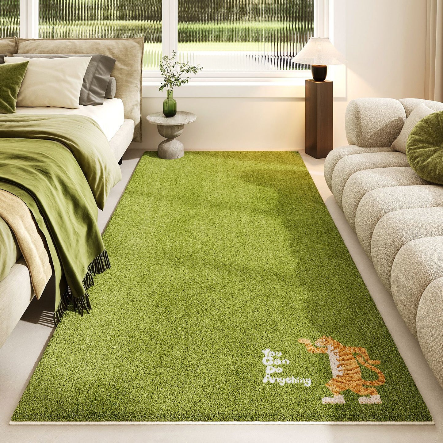 Tasarım lüks kaşmir hayvan figürlü halı