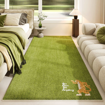 Tasarım lüks kaşmir hayvan figürlü halı