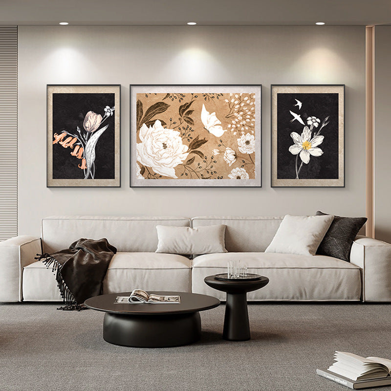 3 lü set Dekoratif resim  triptik tasarım