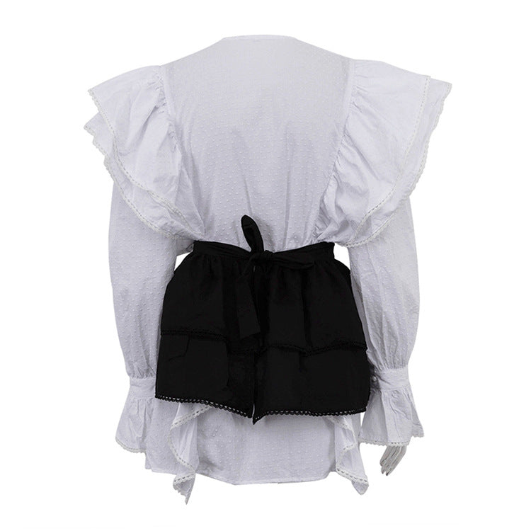 Clean Bloom Rufleli Mini Elbise