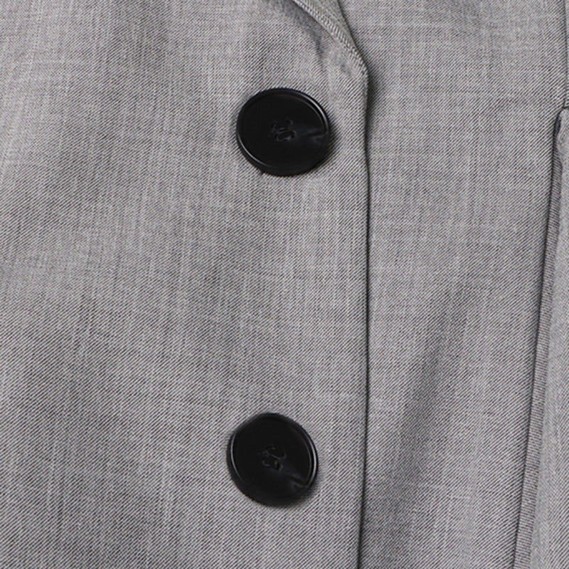 Diana Ross  Özel Tasarım Patchwork Fırfırlı Blazer