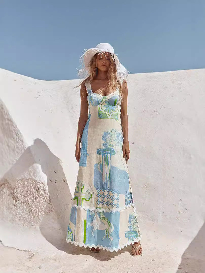 Rebel Routine Maxi Elbise