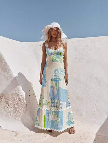 Rebel Routine Maxi Elbise