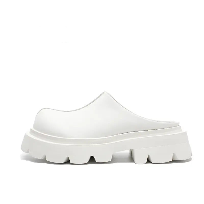 Dusty  kapalı burunlu hakiki deri unisex terllik