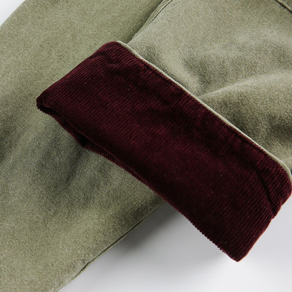 Luzz Retro Tasarım Renk Bloklu Devrik Yaka Bol Ceket