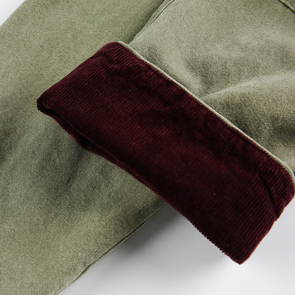 Luzz Retro Tasarım Renk Bloklu Devrik Yaka Bol Ceket