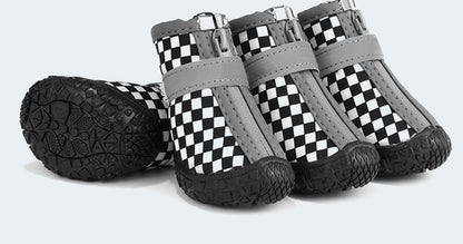 su geçirmez aşınmaya dayanıklı yansıtıcı köpek ayakkabılar