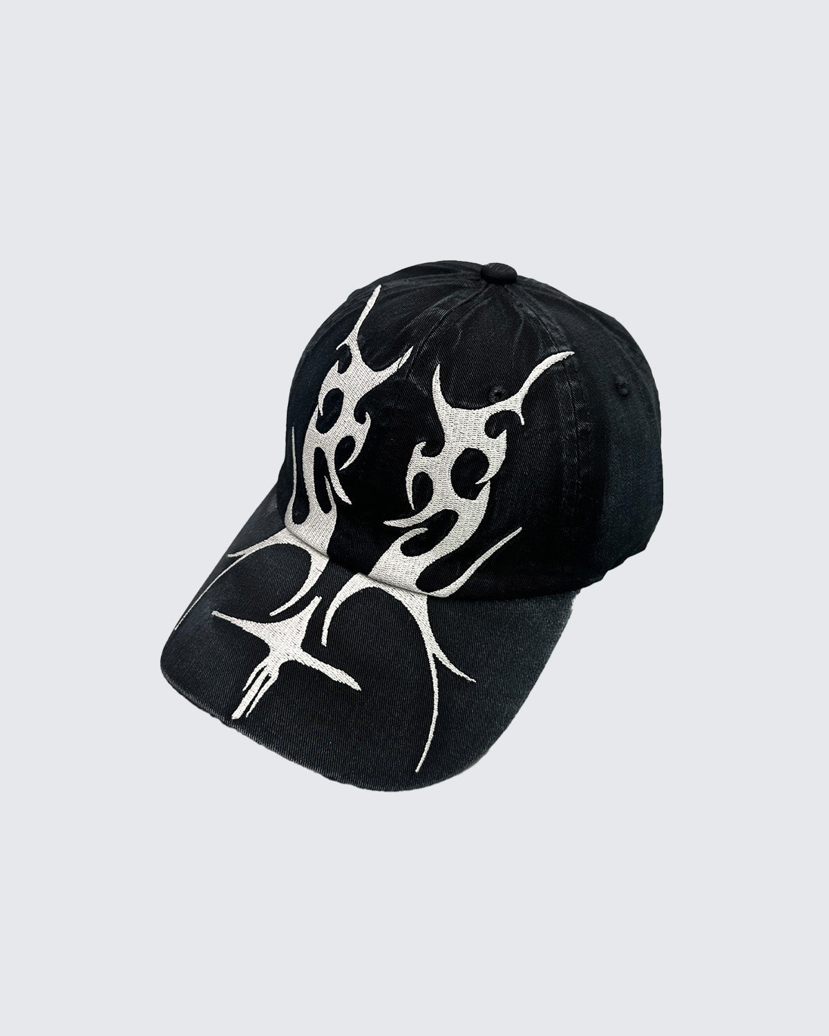 Embroidery Flame Baseball Cap