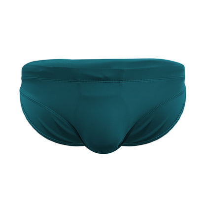 Düz renk sıkı slip mayo