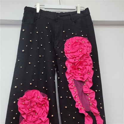 Wonx Girls Tasarım yelek + kot pantolon takımı