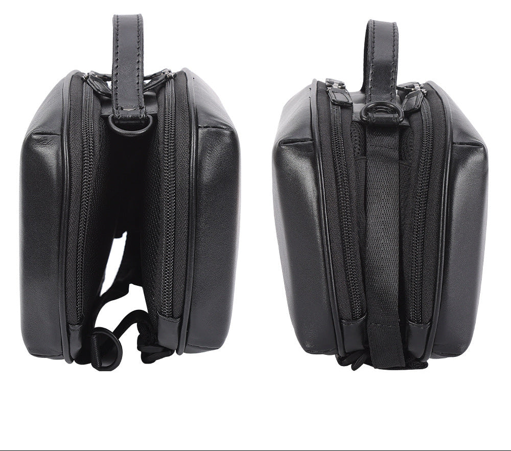 The Luzz hakiki deri spor bisiklet çantası