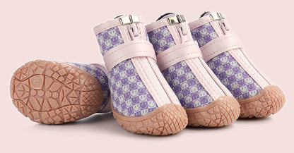 su geçirmez aşınmaya dayanıklı yansıtıcı köpek ayakkabılar