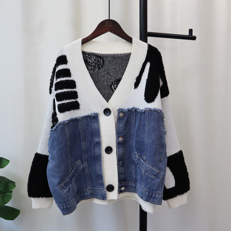 Prism Ember Patchwork Hırka