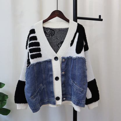 Prism Ember Patchwork Hırka
