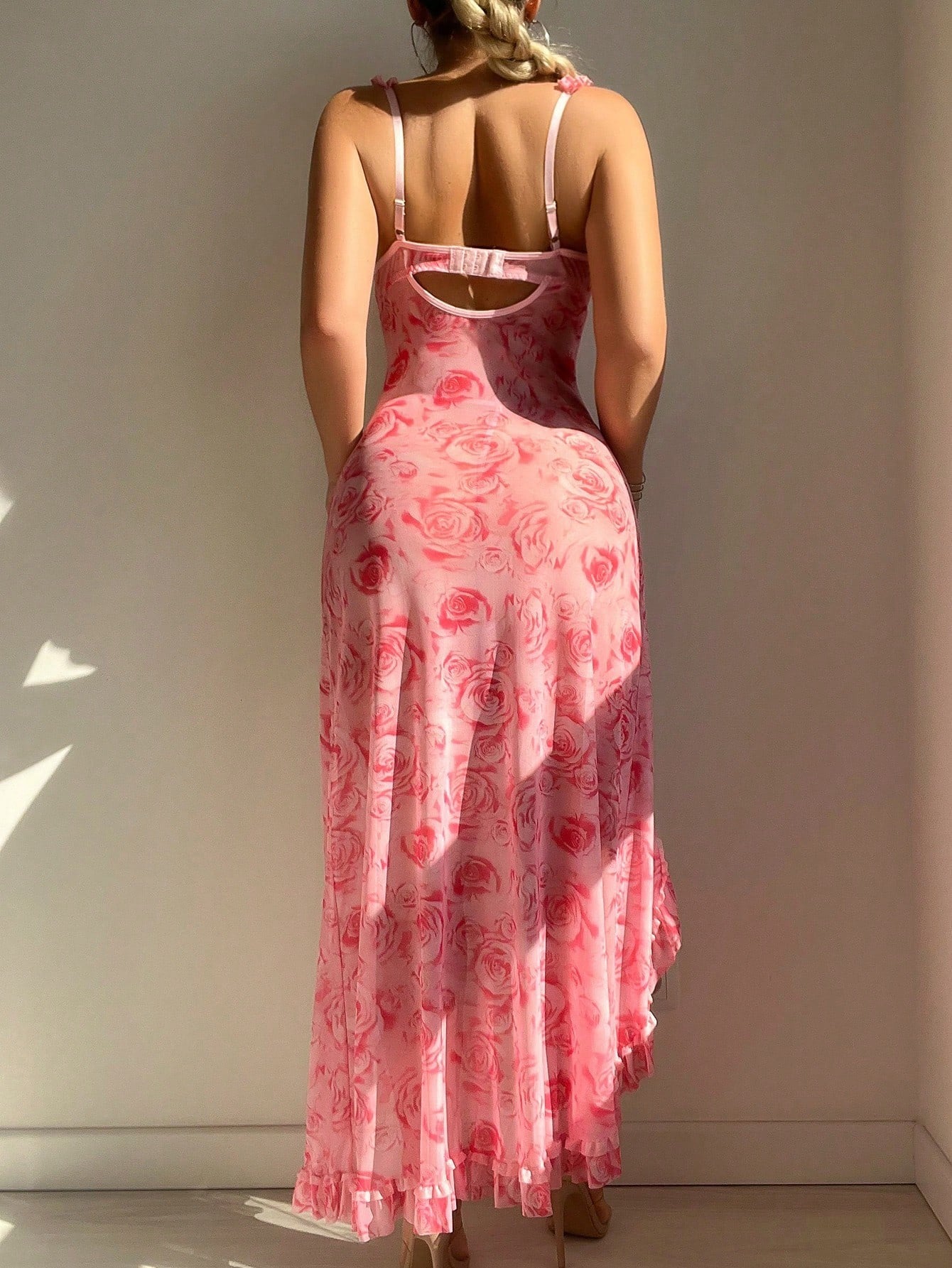 Nude Floral Era Gecelik