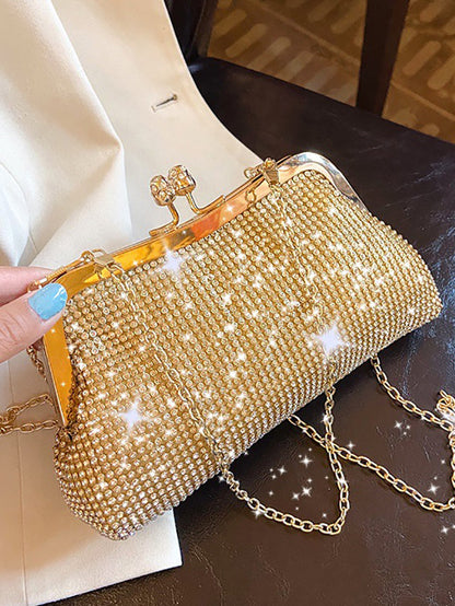 Sparkling Taşlı Çapraz Askılı Çanta