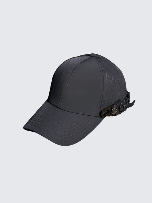 Plain Black Adjustable Cap