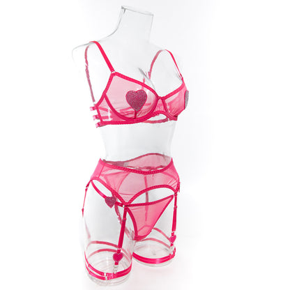 Heart on Bra Takım