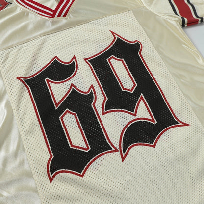 Cream '69' Football Jersey