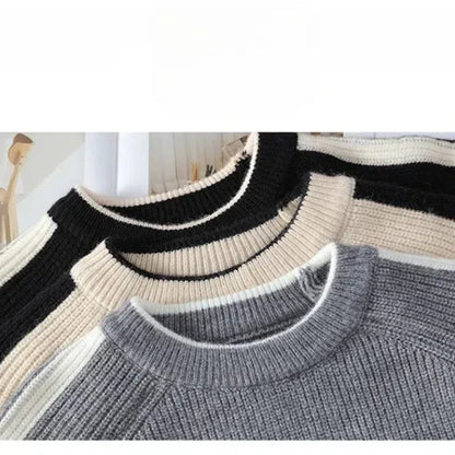 Borderline Knit Pullover