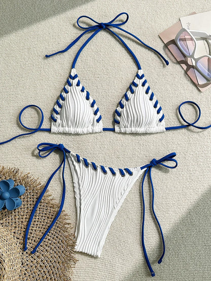 Coconut Sunset Brazilian Bikini Set